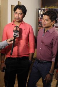 Avinash Tripathi with Shaan